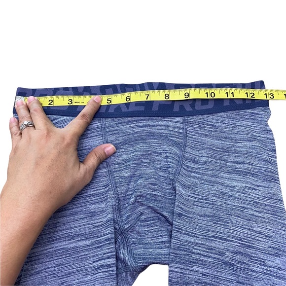 Nike Pro Dri-FIT Heathered Leggings Gym Exercise Size Small - Picture 7 of 9